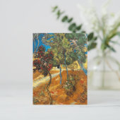 Carte Postale Arbres Jardin Asile Vincent van Gogh (Debout devant)