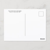 Carte Postale Arbres Jardin Asile Vincent van Gogh (Dos)