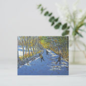 Carte Postale Arbres jaunes Allestree Park 2012 (Debout devant)