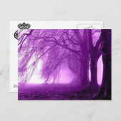 Carte Postale arbres pourpres (Devant / Derrière)