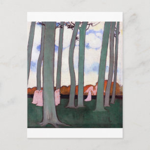 Carte Postale Arbres verts, Maurice Denis