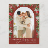 Carte Postale Arc botanique de Bourgogne 1 Photo Noël (Devant)