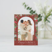 Carte Postale Arc botanique rouge Bourgogne Moderne 1 Photo Vaca (Debout devant)