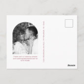 Carte Postale Arc de Bourgogne moderne photo mariage Enregistrer (Dos)