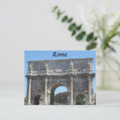 Carte Postale Arc de Constantin, Rome (Debout devant)