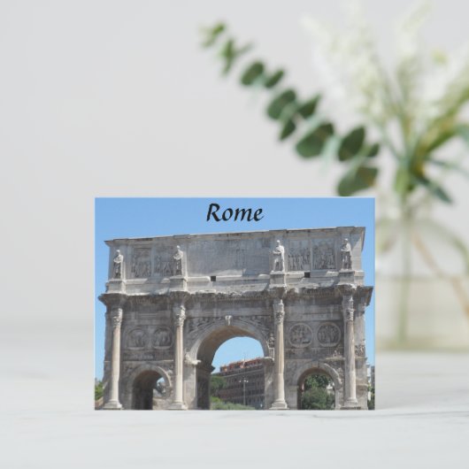 Carte Postale Arc de Constantin, Rome (Debout devant)