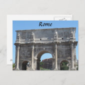 Carte Postale Arc de Constantin, Rome (Devant / Derrière)