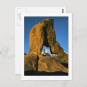 Carte Postale "Arc de granit" (Devant / Derrière)