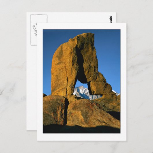 Carte Postale "Arc de granit" (Devant / Derrière)