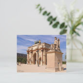 Carte Postale Arc de Louvre (Debout devant)