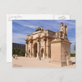 Carte Postale Arc de Louvre (Devant / Derrière)