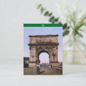 Carte Postale Arc de Titus, Rome (vers 1900) (Debout devant)