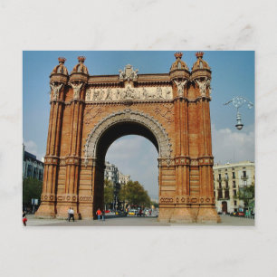 Carte Postale Arc De Triomf, Barcelone