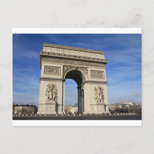Carte Postale arc de triomphe (Devant)