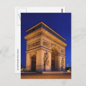 Carte Postale arc de triomphe (Devant / Derrière)