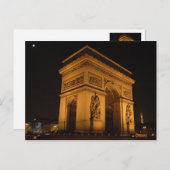 Carte postale Arc de Triomphe (Devant / Derrière)