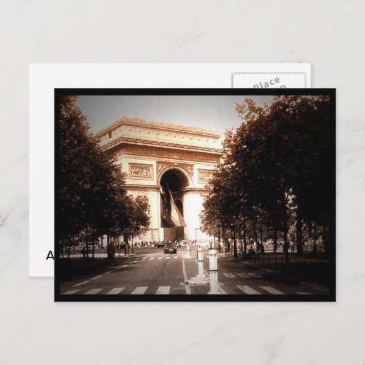 Carte Postale Arc de triomphe 2 (Devant / Derrière)