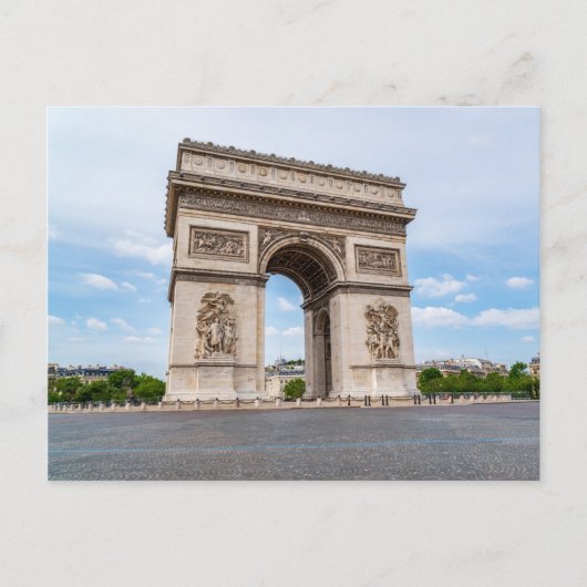 Carte Postale Arc de Triomphe à Paris, France (Devant)
