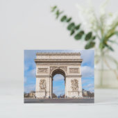 Carte Postale Arc de Triomphe à Paris, France (Debout devant)