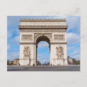 Carte Postale Arc de Triomphe à Paris, France (Devant)
