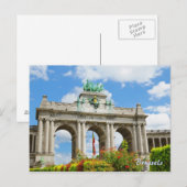 Carte Postale Arc de Triomphe dans le Parc du Cinquantenaire à B (Devant / Derrière)