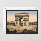Carte Postale Arc de Triomphe, de l'Etoile, Paris, France (Devant / Derrière)