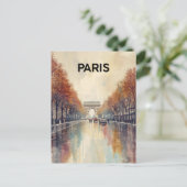 Carte Postale Arc de Triomphe de Paris (Debout devant)