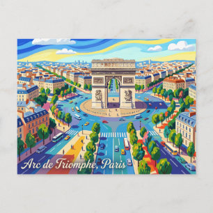 Carte Postale Arc de Triomphe France
