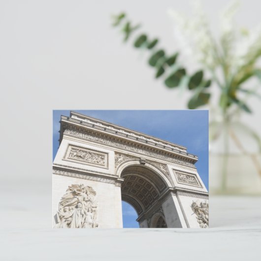 Carte Postale Arc de Triomphe Paris (Debout devant)