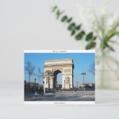 Carte Postale Arc de Triomphe, Paris, France (Debout devant)