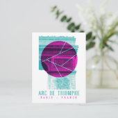 Carte Postale Arc De Triomphe Paris France (Debout devant)