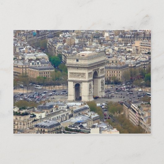 Carte Postale Arc de Triomphe Paris France (Devant)