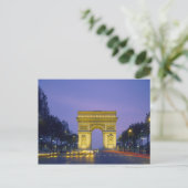 Carte Postale Arc de Triomphe, Paris, France, (Debout devant)
