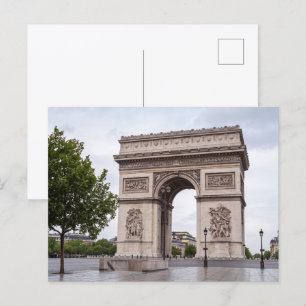 Carte Postale Arc de Triomphe Paris France Monument
