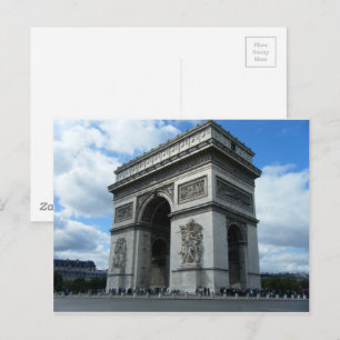 Carte Postale Arc de Triomphe Paris France Monument Architecture