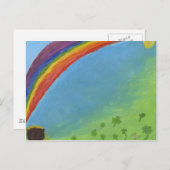 Carte Postale Arc-en-ciel (Devant / Derrière)