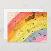 Carte Postale Arc-en-ciel (Devant / Derrière)