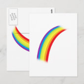Carte Postale Arc-en-ciel (Devant / Derrière)