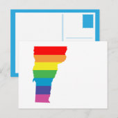 Carte Postale arc-en-ciel (Devant / Derrière)
