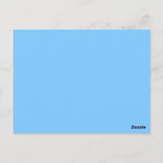 carte postale arc-en-ciel (Dos)