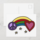 Carte Postale Arc-en-ciel (Devant / Derrière)