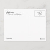 Carte Postale Arc-en-ciel (Dos)