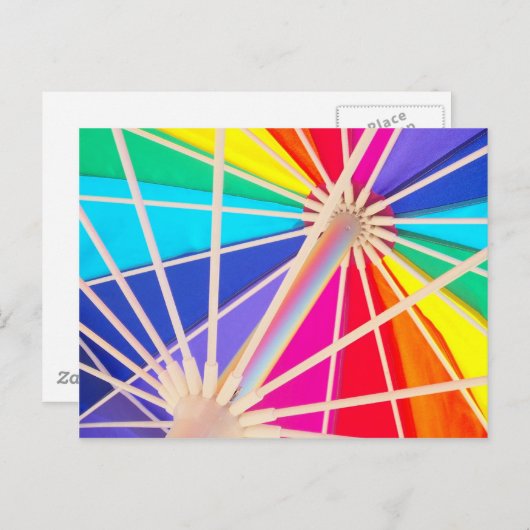 Carte Postale Arc-en-ciel (Devant / Derrière)