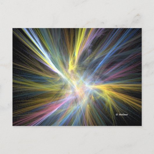 Carte Postale Arc-en-ciel (Devant)