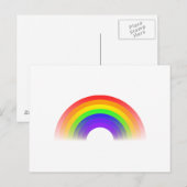 Carte Postale Arc-en-ciel (Devant / Derrière)
