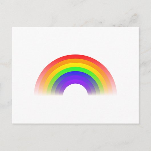 Carte Postale Arc-en-ciel (Devant)