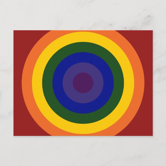 Carte Postale Arc-en-ciel (Devant)