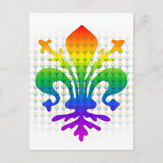 Carte Postale Arc-en-ciel (Devant)