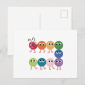 Carte Postale Arc-en-ciel. (Devant / Derrière)