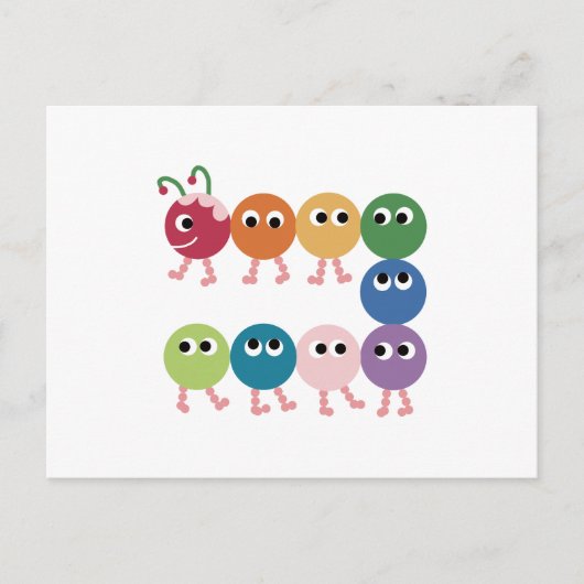 Carte Postale Arc-en-ciel. (Devant)